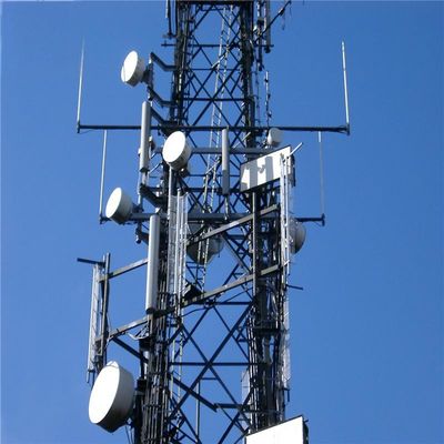 60m 4 Leg Galvanized Self Standing Antenna Tháp góc phát sóng Microwave Radio Tháp truyền thông cao nhất