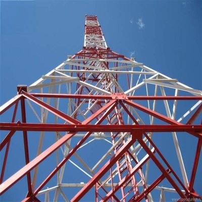 30m 45m 50m 60m TV ăng-ten Mast Tháp 3 &amp; 4 chân góc thép ngoài trời Tháp TV