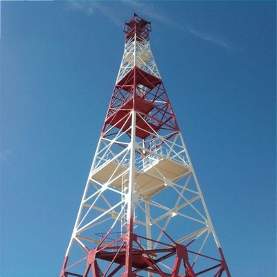 60 độ góc 4 chân góc tự hỗ trợ lưới tháp thép Communication tháp