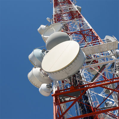 60 độ góc 4 chân góc tự hỗ trợ lưới tháp thép Communication tháp
