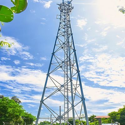 20m 25m - 60m 65m 3 chân tháp ống dẫn truyền thông ống dẫn thép tháp