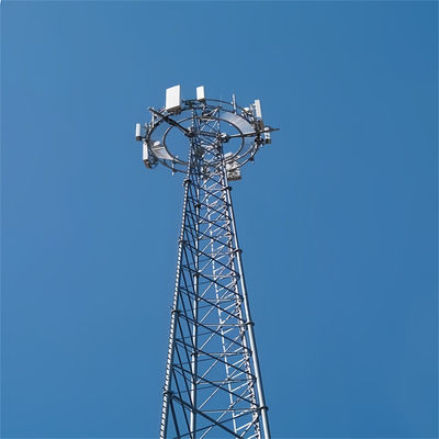 Tháp thép ống có chân 3 chân thép 20 - 65 m Mast