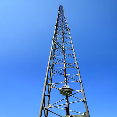 Tháp thép ống có chân 3 chân thép 20 - 65 m Mast