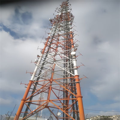Tháp thép ống có chân 3 chân thép 20 - 65 m Mast