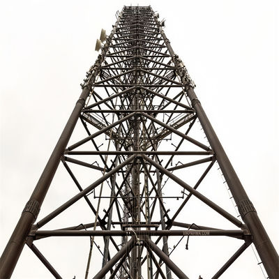 Tháp thép ống có chân 3 chân thép 20 - 65 m Mast