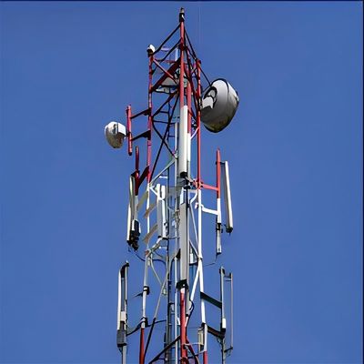 Thép lưới 5G Wifi viễn thông Ống ăng-ten tháp 3 chân