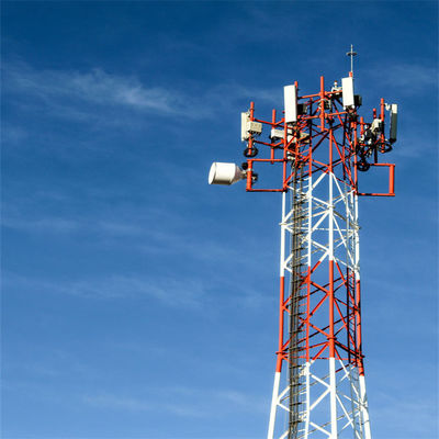 Thép lưới 5G Wifi viễn thông Ống ăng-ten tháp 3 chân