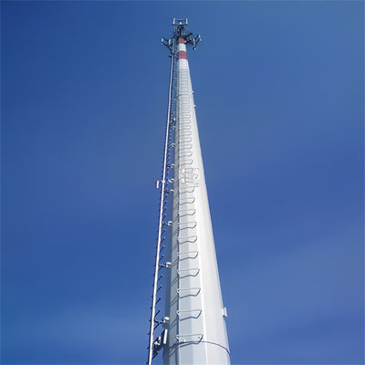 Tháp cao tự hỗ trợ trục tròn Tháp thép độc quyền Gsm Truyền thông Tháp cột 20m 30m 40m