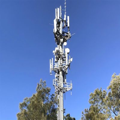 Ứng dụng chuyên nghiệp Wifi Long Range nền tảng làm việc Microwave tự hỗ trợ Monopole ăng-ten tháp