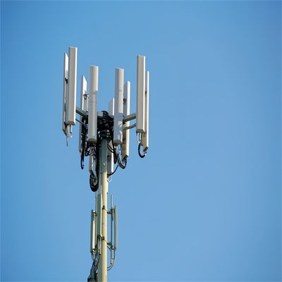 Đường dây liên lạc một mực ăng-ten cột Monopole tháp 30m Thép kẽm