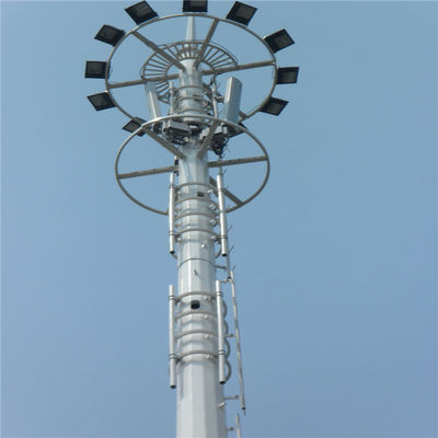 Chất lượng cao 20m 30m 45m 50m Truyền thông ăng-ten Cột 5G Điện thoại di động Đài trạm cơ sở tín hiệu Monopole Thép Tháp viễn thông