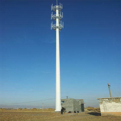 Chất lượng cao 20m 30m 45m 50m Truyền thông ăng-ten Cột 5G Điện thoại di động Đài trạm cơ sở tín hiệu Monopole Thép Tháp viễn thông