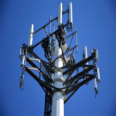 Tự hỗ trợ Công ty viễn thông nhỏ Cell Antenna Pylon 5g Network 20 feet Platform Roof Top Tower