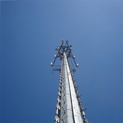 Tháp mực ăng-ten hạng nặng Monopole 15m 9m 10m 12m Monopole Tháp thép