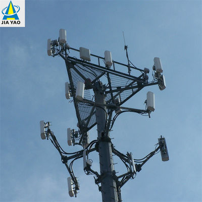 Hot Dip Galvanized Multifunction Monopole Tower 5g Internet Điện thoại di động tín hiệu truyền thông Tháp thép