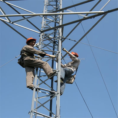Truyền thông không dây Sắt Truyền thông Guyed Cột Tháp 5g Radio ăng-ten Wifi Isp Tháp Internet Để bán
