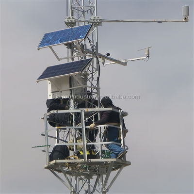 Wifi Bts Điện thoại di động dây hỗ trợ dây thép thép tháp 3 chân ống hoặc thép thanh