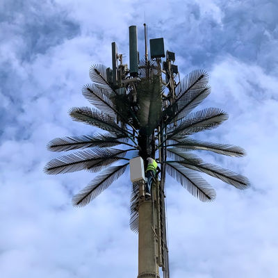 Đèn GSM Điện thoại di động Bionic Cây Cây Cây Cây Cây ăng-ten Tháp đơn cực 5g Tháp ngụy trang