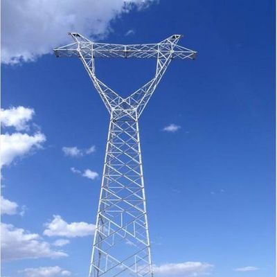 110KV 220KV Hot Dip Galvanized Lưới điện lớn Tháp điện cao áp Tháp điện