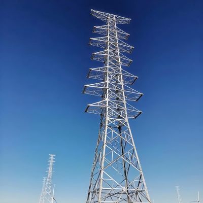 33KV đến 110KV Tháp truyền điện góc Tháp sắt 30-180 km/h Tốc độ gió