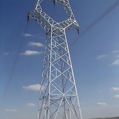 33KV đến 110KV Tháp truyền điện góc Tháp sắt 30-180 km/h Tốc độ gió