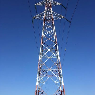 110 Kv Tháp dây chuyền điện lớn sợi dây chuyền dây chuyền truyền dẫn ống đơn Tháp độc quyền