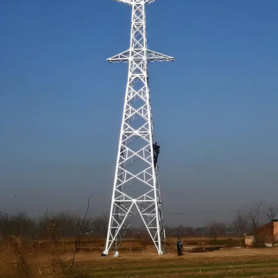 110 Kv Tháp dây chuyền điện lớn sợi dây chuyền dây chuyền truyền dẫn ống đơn Tháp độc quyền