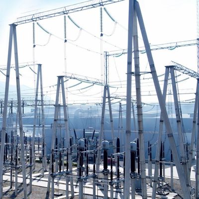 Angle Iron High Voltage Electric Tower Tốc độ gió 30-180 Km/h 132kv Tháp truyền tải
