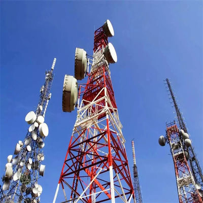 Tháp lưới tự hỗ trợ 30m để truyền thông Tháp GSM làm bằng thép góc