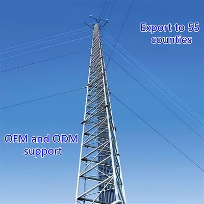 Tháp thép ba chân chống ăn mòn, thích hợp cho lắp đặt ngoài trời và ứng dụng chịu tải nặng