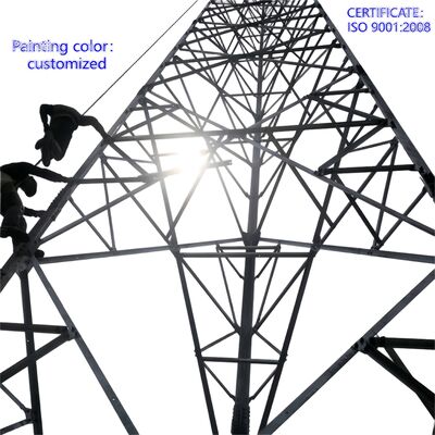 20 - 50m 55m 60m 70m 80meter Hot DIP Galvanized 3 chân tự nâng tháp 3 chân góc tháp