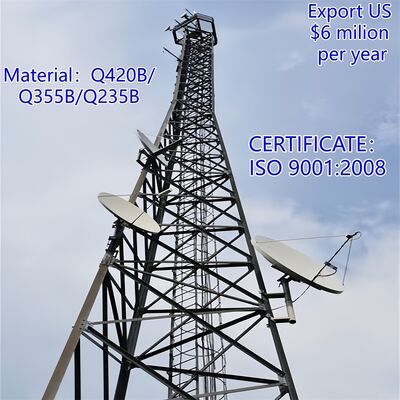 5 10 15 20 25 30 M tự hỗ trợ thép góc kẽm 3 chân tháp