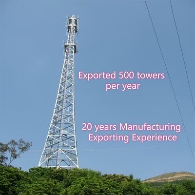 20 30 40M 3 chân ống thép liền mạch ISP Internet 5G Wifi Bts Tháp truyền thông viễn thông