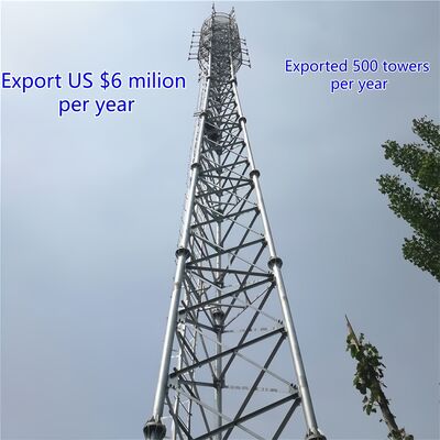 Tháp thép hình ống 3 chân chắc chắn và bền bỉ được thiết kế để đáp ứng các yêu cầu về tải trọng và môi trường khắt khe trong công nghiệp