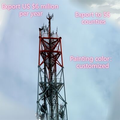 Tháp thép hình ống 3 chân chắc chắn và bền bỉ được thiết kế để đáp ứng các yêu cầu về tải trọng và môi trường khắt khe trong công nghiệp