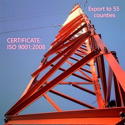 Cột thép neo dây chống bão cho truyền thông 5G tuân thủ các tiêu chuẩn ANSI TIA 222 G H F và EN 1991 1 4, cung cấp hỗ trợ cho các cấu trúc cao và mảnh