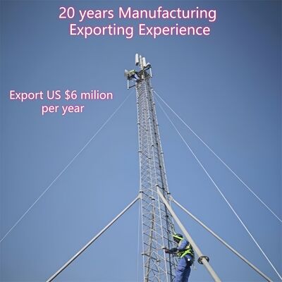 Tháp dây thép Guyed được thiết kế để tối đa hóa chiều cao với việc sử dụng vật liệu cấu trúc tối thiểu dựa trên mã thiết kế ANSI / TIA-222-G-H-F