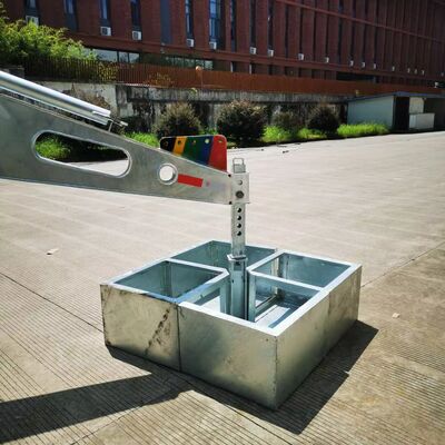 30M Tháp kính thiên văn Thép galvanized Truck gắn truyền thông ăng-ten 40M/S Căng chống gió ISO chứng nhận