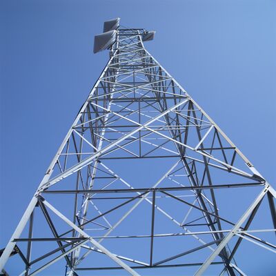 High-Performance 5G Radio 4-Legged Angular Antenna Tower for Wireless Communication