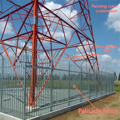 A36 ASTM 4-Legged Galvanized Telecom Steel Lattice Tower for Reliable Internet Solutions Designing