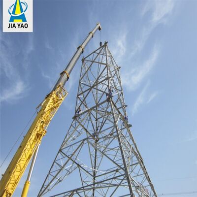 Pin dự phòng Bảng điều khiển năng lượng mặt trời Tháp ăng-ten Thép mạ kẽm 15 25 30M 5G 4G Tháp viễn thông khẩn cấp