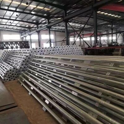 19 29 39M Đa tín hiệu 3 chân Thép mạ kẽm hình ống Tự hỗ trợ Cột vô tuyến vi sóng 5G 4G ngoài trời