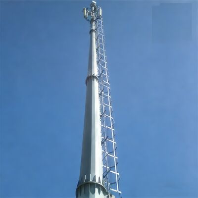 11 17 23M Thép mạ kẽm đơn cực hiệu quả không gian ngoài trời Tháp truyền thông nhỏ gọn Wifi 5G 4G