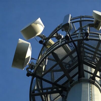 14 20 26M Kích thước nhỏ gọn Thép mạ kẽm đơn cực Tự hỗ trợ Tháp viễn thông vệ tinh khu vực nhỏ 5G 4G ngoài trời