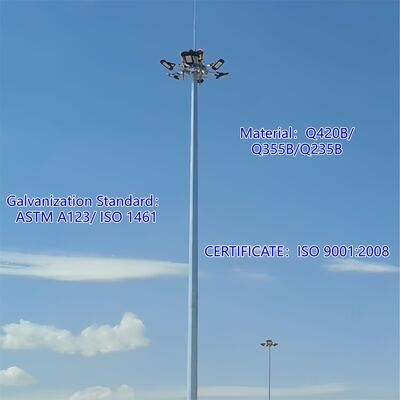 14 20 26M Kích thước nhỏ gọn Thép mạ kẽm đơn cực Tự hỗ trợ Tháp viễn thông vệ tinh khu vực nhỏ 5G 4G ngoài trời