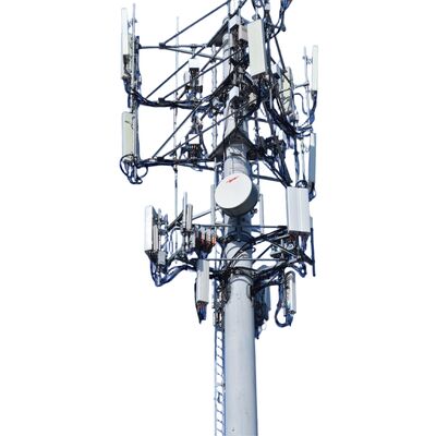 10 16 22M Cột truyền thông nhỏ gọn dạng ống đơn cực tiết kiệm không gian ngoài trời 5G 4G