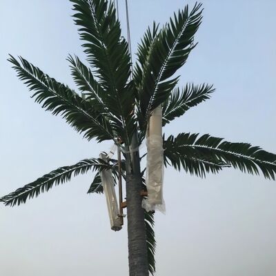 Tháp cây sinh học với ngoại hình giống như cây với các nhánh sợi thủy tinh và thân cây để pha trộn phong cảnh liền mạch