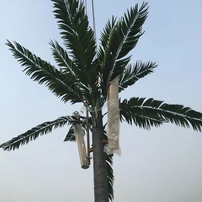Bionic Tree Communication Tower Thép kẽm 25m 5G Signal Khu vực cảnh quan Thiết kế cảnh quan