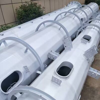 Tháp truyền thông đơn cực 20M 30M Nhôm nhẹ cho viễn thông khẩn cấp nông thôn