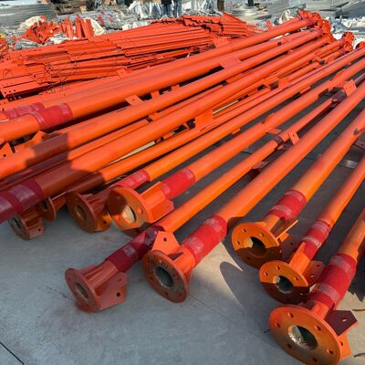 Công suất nặng 3 chân thép ống tháp điện thoại điện tử được thiết kế cho tuổi thọ dài ngoài trời 5G 4G Microwave1